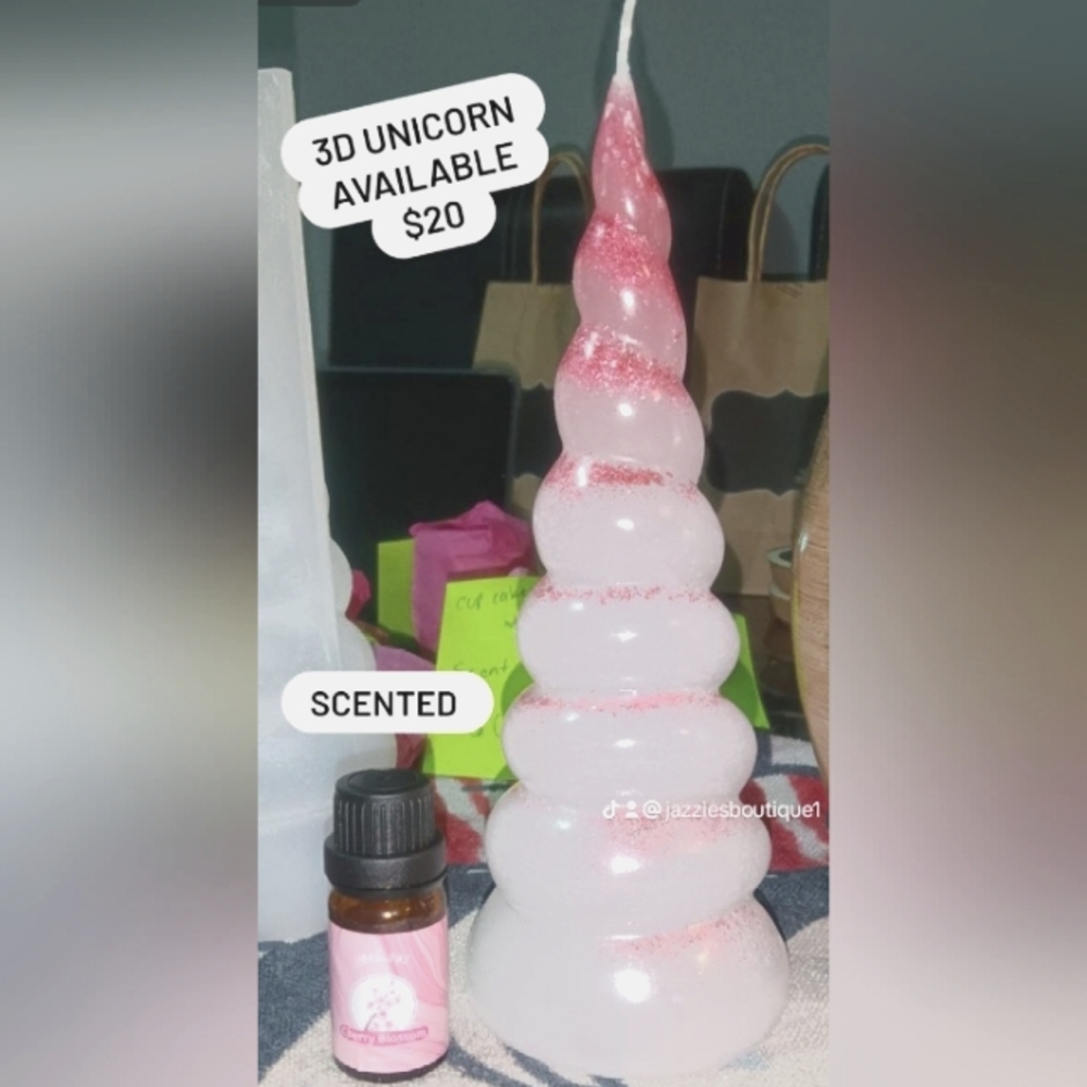3D Unicorn Candle !!!